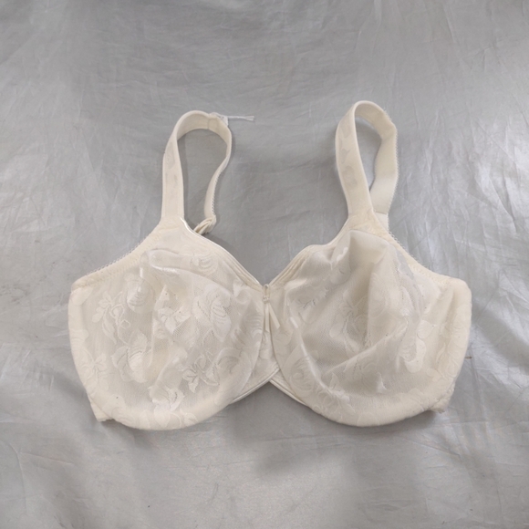 Wacoal White Awareness Full Figure Seamless Underwire Bra 85567 Size 32DD - Picture 1 of 7